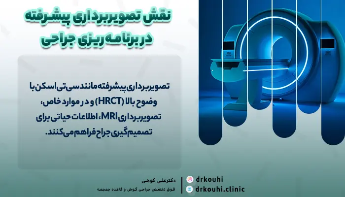 نقش تصویربرداری پیشرفته در برنامه‌ریزی جراحی میکروسکوپی گوش میانی