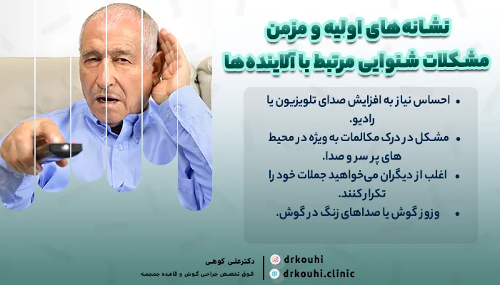 نشانه‌های اولیه و مزمن مشکلات شنوایی مرتبط با آلاینده‌ها