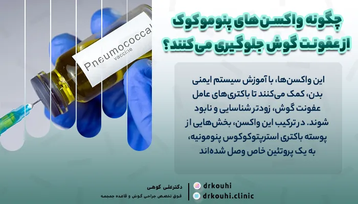 واکسن پنوموکوک چیست؟ تاثیر واکسن برای عفونت گوش