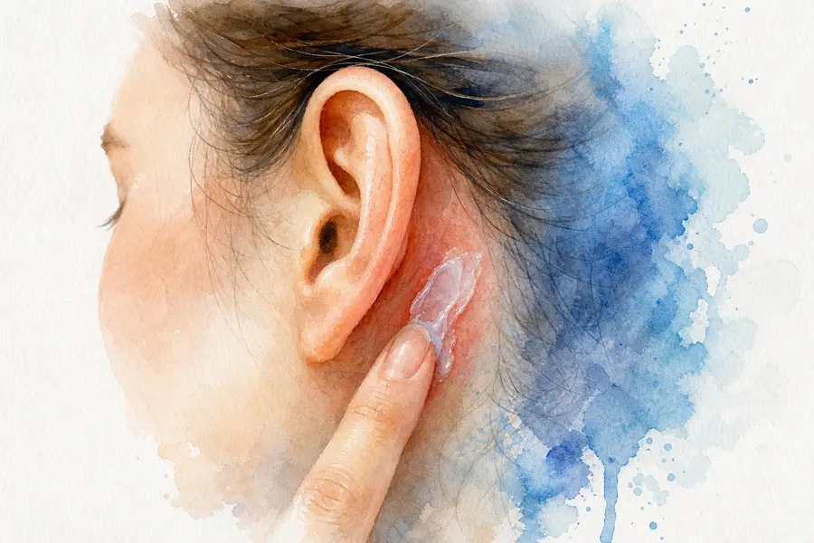 پماد برای زخم پشت گوش